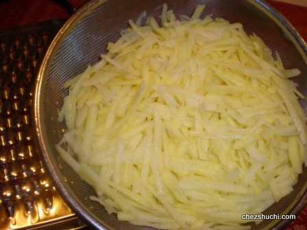 grated potato 